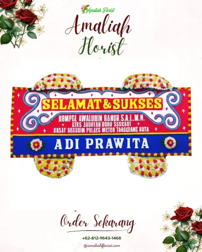 Karangan Bunga Ucapan Selamat di Senduro