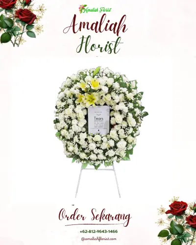 Krans Bunga Duka Cita di Senduro
